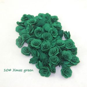 FLEUR ARTIFICIELLE 48pcs - 10 xmas vert - Bouquet de fleurs de caméli