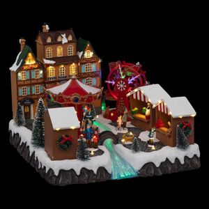 Lemax : Village De Noël : Petit Train du Père Noël[116] - Cdiscount Maison