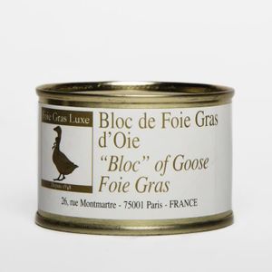 PATÉ FOIE GRAS Bloc de Foie Gras d’Oie Artisanal – 130 GR Foie Gr