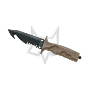 COUTEAU MULTIFONCTIONS FKMD SuperSum Airborne Survival Fixed Knife, Bld N690, Partmainment
