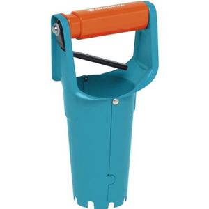 Plantoir à Bulbe Manche Long et Repiqueuse Acier Inoxydable pour Semis de Légumes Planteur dampoule Plantoir Manuel à Semis Planteur à la main Transplanteur Sod Plugger Outil de Jardin 
