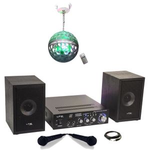 AMPLI HIFI STEREO KARAOKE Home-cinéma LTC Auio ATM6500BT 100W + 3x20W + USB  Bluetooth FM AUX DVD + MICRO