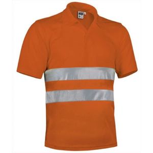 POLO Polo de travail - Homme - REF BUILD - orange fluo