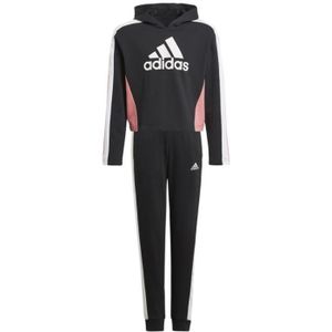 SURVÊTEMENT Survêtement Noire/Rose Fille Adidas Hoodedcrop