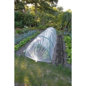 jeerbly Arceaux de serre de jardin de 1,2 m de long avec revêtement en plastique antirouille pour tuteurs de jardin 