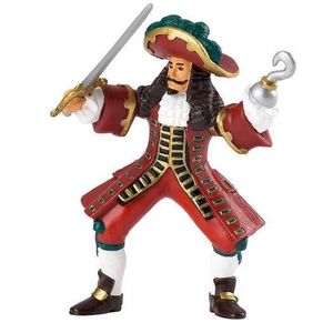 FIGURINE - PERSONNAGE Figurine Capitaine pirate - PAPO - Rouge - Garçon 