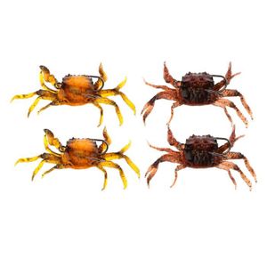Leurre de pêche souple - VGEBY - Crawdad Artificiel - PVC souple - 10 pièces - Rouge