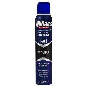 DÉODORANT WILLIAMS Déodorant Spray Invisible 200 ml - Lot de 2