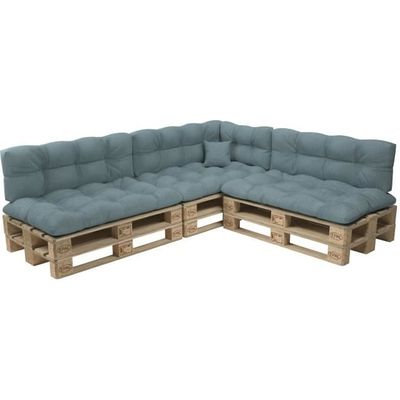 Hespéride Coussin De Sol Korai Bleu Canard 45x45cm - Assise Confortable Extérieur