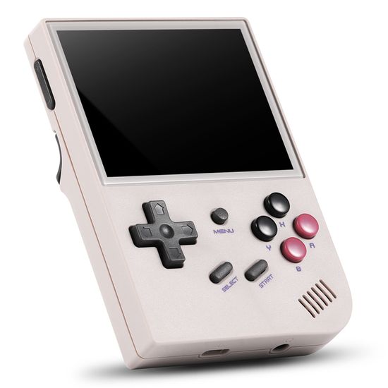 Console Portable Rétro RG35XX Pro Écran IPS 3.5" 5000 Jeux 64Go - WiFi Bluetooth Linux Blanc