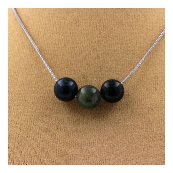 Collier En Agate Mousse Naturelle – Perles Véritables – Zen-et-sante.fr