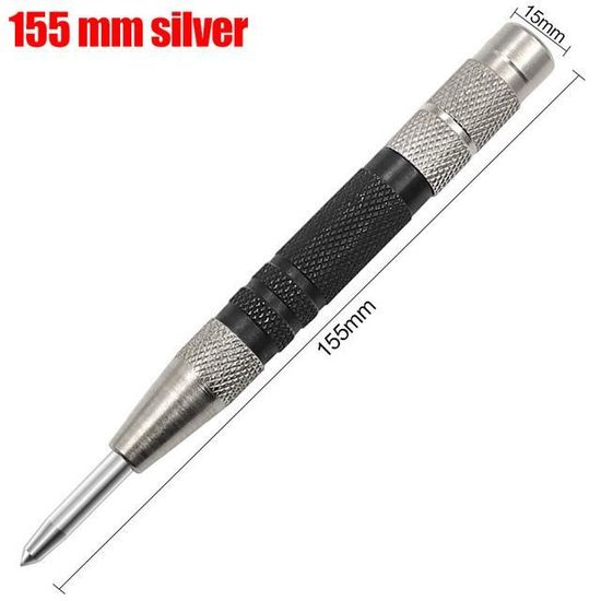 Poinçon Central Automatique – Lot De 3 Pour Travail Du Bois, Acier Haute Teneur En Carbone