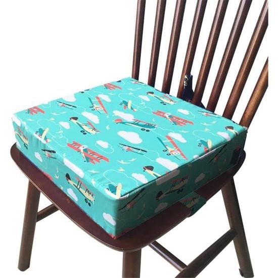 Coussin Rehausseur Enfant – Avec Sangle, Dessin Baleine, éponge Confortable