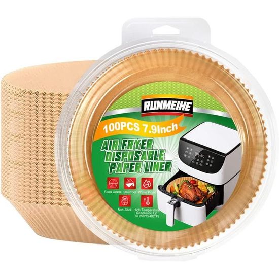 Lot De 100 Feuilles De Papier Sulfurisé Kraft - 25x25 Cm - Style Journal Vintage - Pour Hamburgers, Frites, Sandwichs, Emballage Alimentaire - 6