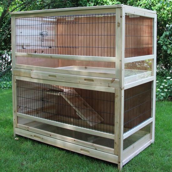 clapier carotte pour rongeur et lapin interieur cdiscount animalerie