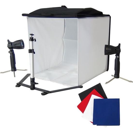 Parapluie Photo Studio ERYUE 83cm - Réflecteur Noir/argent Pour Flash Et Lumière Continue