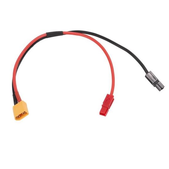 Câble Adaptateur DC5521/5525 Mâle Vers XT60 Femelle - Longueur 27 Cm, Courant 5A - Pour Drones, Alimentation - 4