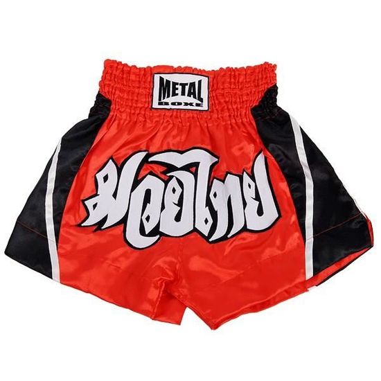 METAL BOXE Short Boxe Thai Noir