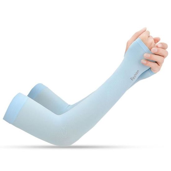 Manchettes Protection Solaire Bras Garosa Chauffe-bras De Protection Solaire 1 Paire De Manchettes De Manchettes Respirantes Anti Transpiration