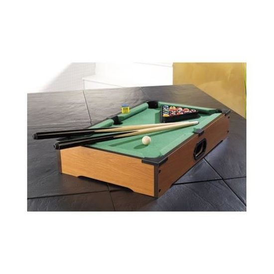 VidaXL Mini Table De Billard Portable - Idéale Pour Appartements Et Débutants, Jeu Sur Table