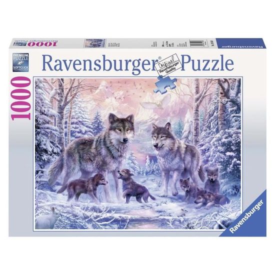 Puzzle Loups Arctiques Ravensburger - 1000 Pièces - Animaux Adulte Mixte