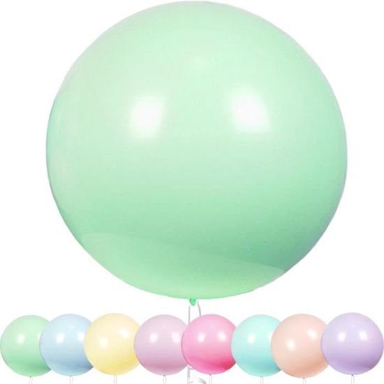 Ballon Géant Blanc 120 Pouces (3m) - Latex - Pour Décoration Mariage, Anniversaire, Festival