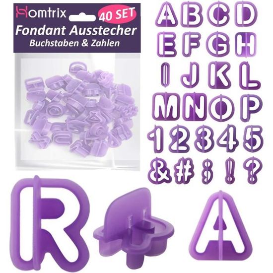 Set Pâtisserie Personnalisé Emporte-pièces Lettres Chiffres Relaxdays - Lot 36 Pièces Inox, Pour Biscuits Personnalisés Matériel Pâtisserie Anniversaire Set Pâtisserie Personnalisé Emporte-pièces Lettres Chiffres Relaxdays - Lot 36 Pièces Inox, Pour Biscuits Personnalisés Matériel Pâtisserie Anniversaire