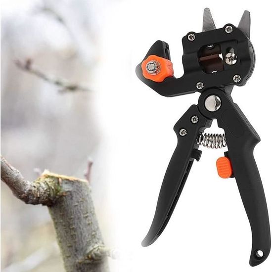 Lot De 3 Sécateurs De Jardin Professionnels – Acier Inoxydable, Coupe Nette, Poignées Ergonomiques Orange - 4