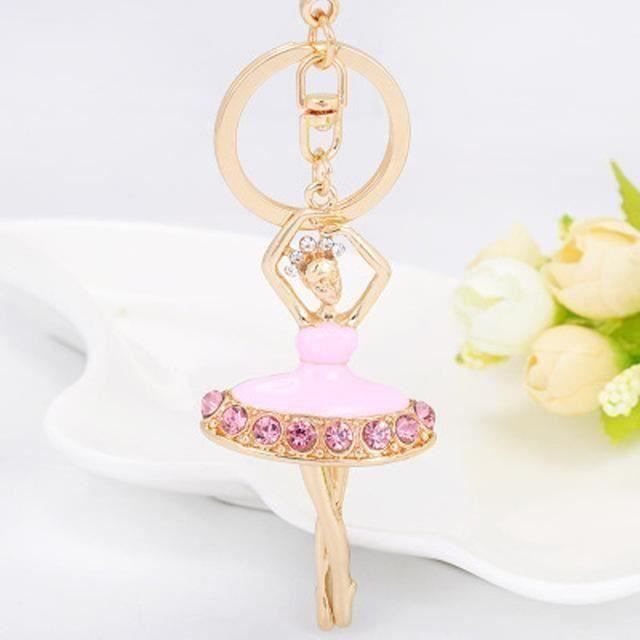 Parure Bijoux - Femme/Enfant - Danseuse - Ballet - Plaqué Or Jaune 750/1000 - 3 Microns - 4