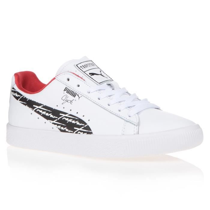 puma clyde blanche homme