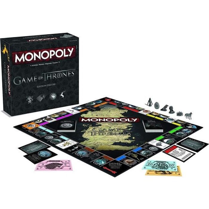 MONOPOLY - Game of Thrones - Edition Deluxe - Jeu de société - Version française