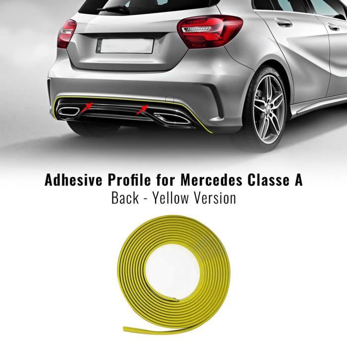 Profil Adhésif Chrome Noir 4m 39mm - Décoration Et Protection Pour Carrosserie Auto