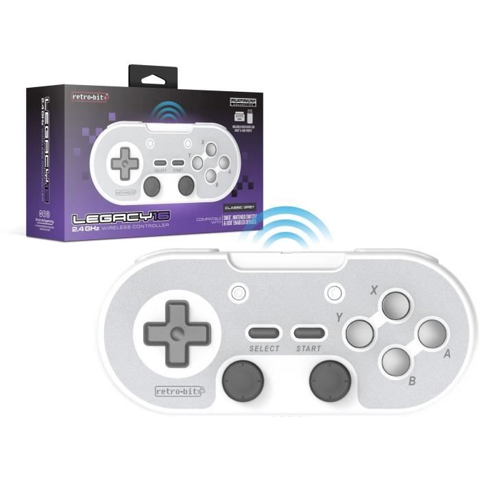 Manette Sans Fil Retrobit Legacy 16 Grise Switch Pc Steam Raspberry Pi Snes Android Cdiscount Jeux Video Manette Sans Fil Retrobit Legacy 16 Grise Switch Pc Steam Raspberry Pi Snes Android Cdiscount Jeux Video
