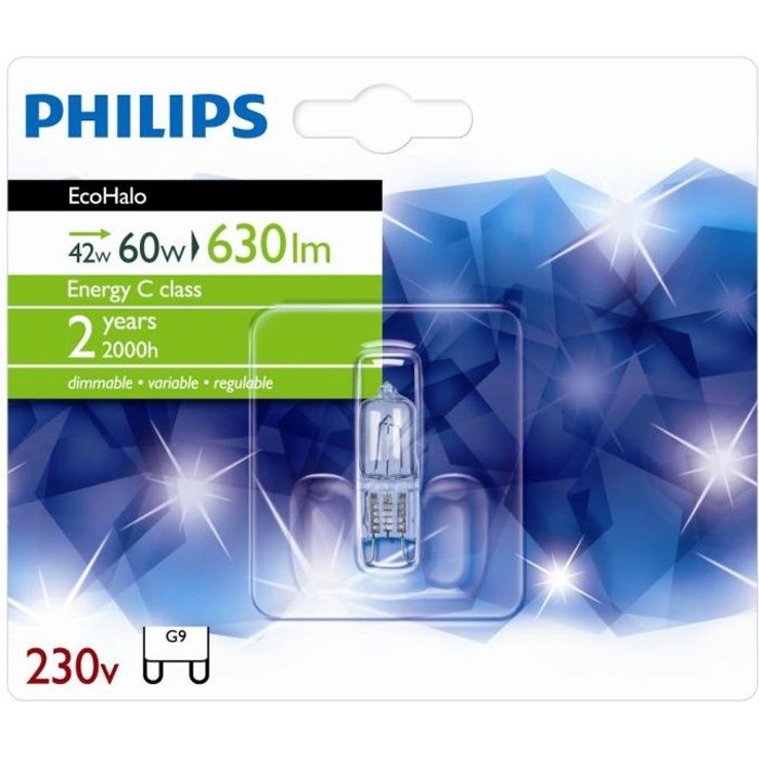 PHILIPS Capsule, ampoule EcoHalo 42W G9 230V Cdiscount Maison