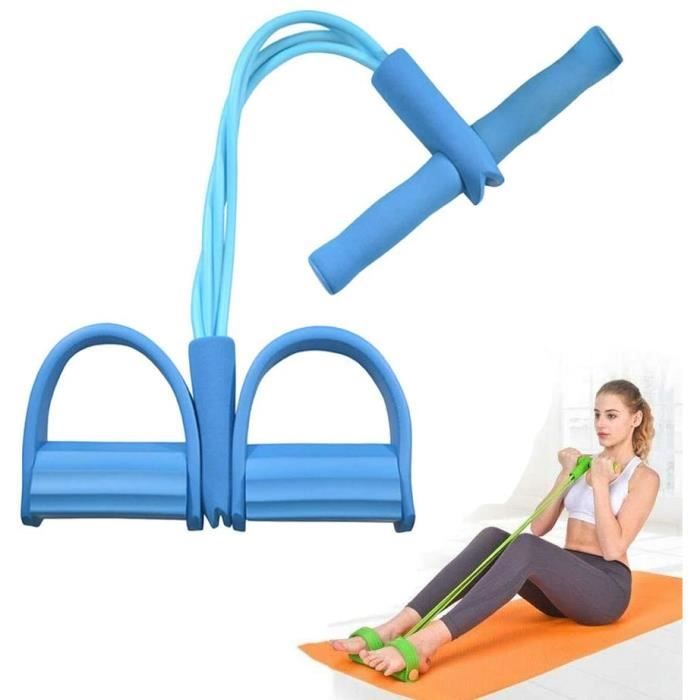 Jetcco 1 pcs Corde de Tension, 4 Cordes de pédale pour Tube Bandes d'exercice de Musculation Expander Le Gymnase à la Maison
