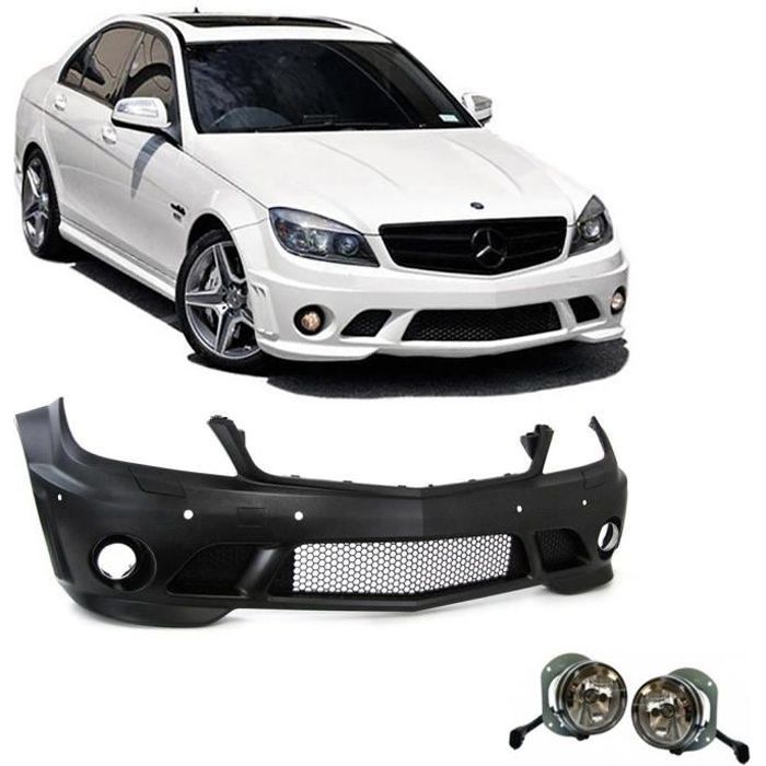 PARECHOC PARE CHOC AVANT LOOK AMG MERCEDES CLASSE C W204 PHASE 1 DE 2007 A 2011