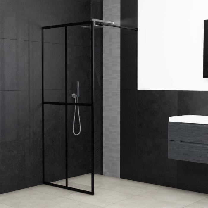 Écran de douche - Paroi de douche - porte de douche - Verre trempé 118x190 cm