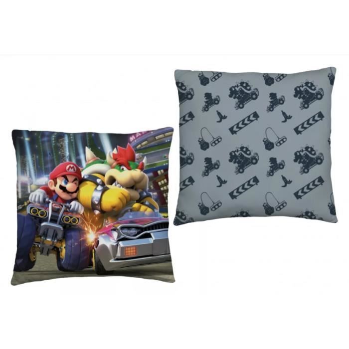Oreiller Super Mario, Coussin 40*40 cm , oreiller enfants Mario