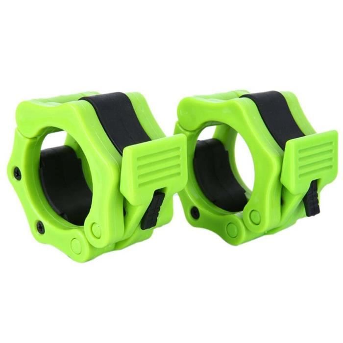 2 pièces colliers d'haltères 2 pouces colliers d'haltères haltères haltérophilie Fitness haltère Fitness barre d ES10950