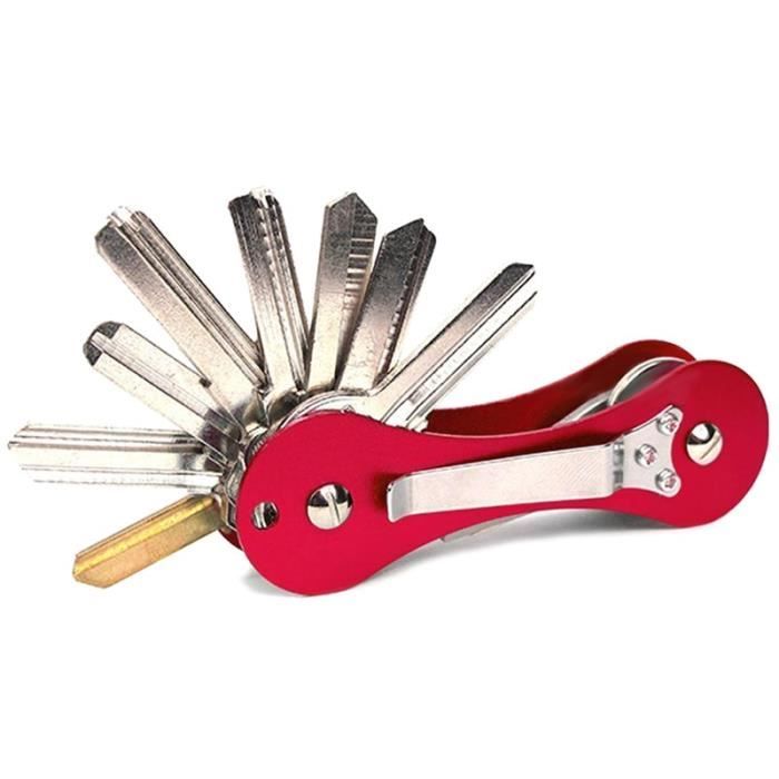 Porte Clé Étui à clé, de clé de haute qualité porte clé intelligent porte clés s Portable - Type Red
