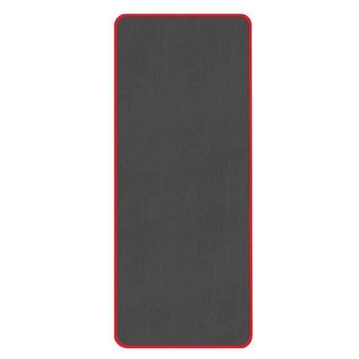 Tapis De Yoga Anti-Dérapant Très Épais 10 Mm Tapis De Sport De Fitness Sans Goût 183 X 61 Cm Noir Bo26859