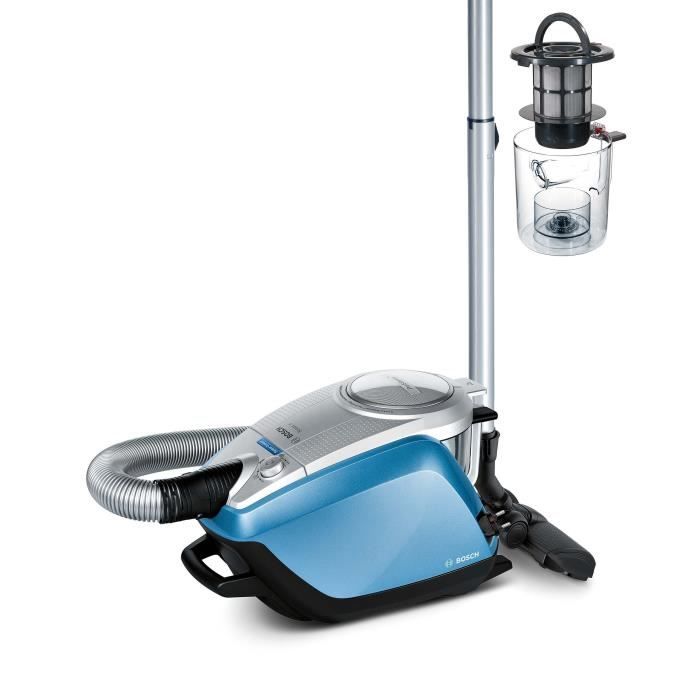 BOSCH BGS5RCL Aspirateur traîneau sans sac Relaxx'x – 700W – 71 dB – A – Bleu clair