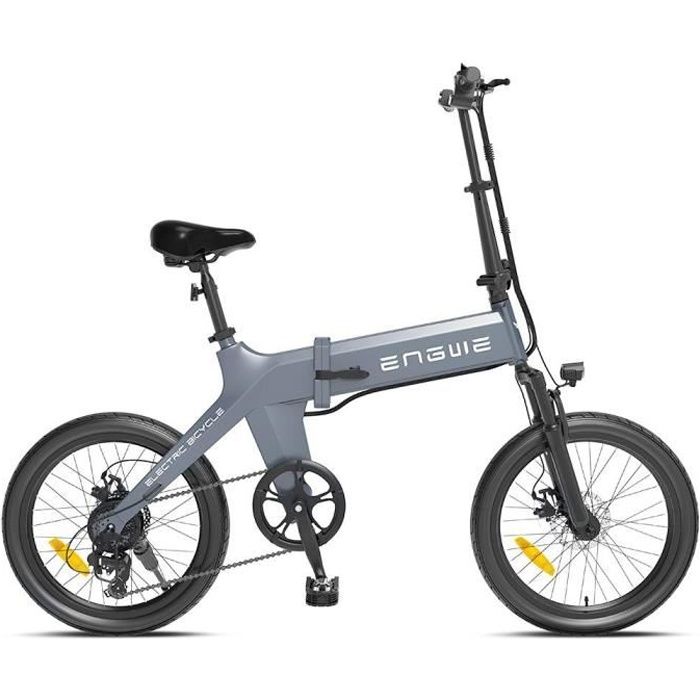 ENGWE C20 Vélo Electrique Pliant 20 Pouces 250W Moteur 36V 10,4Ah Batterie 25 km/h Max Vitesse - Gris