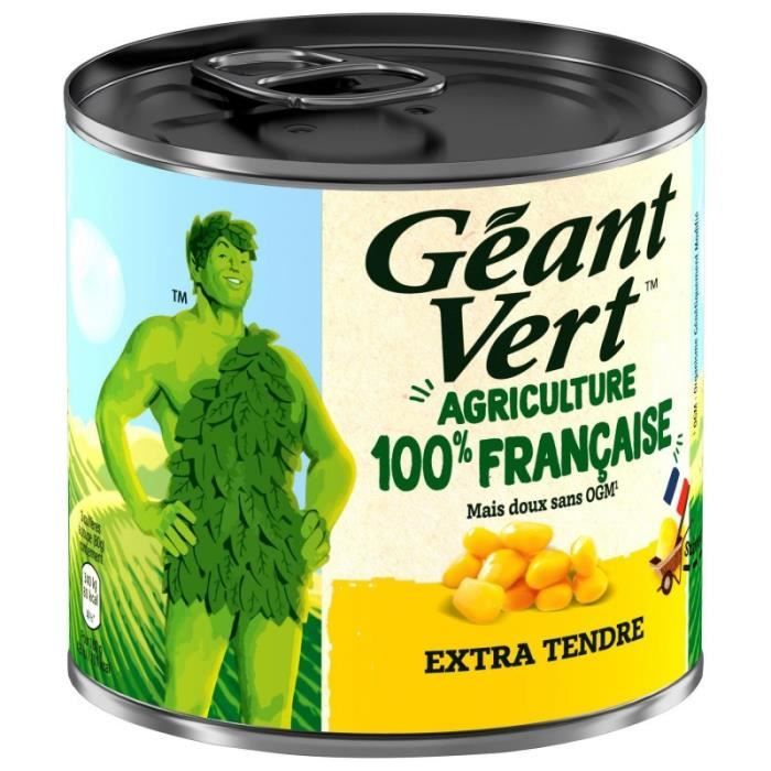 GÉANT VERT - Mais L'Original Ultra Tendre Boite 285G - Lot De 4