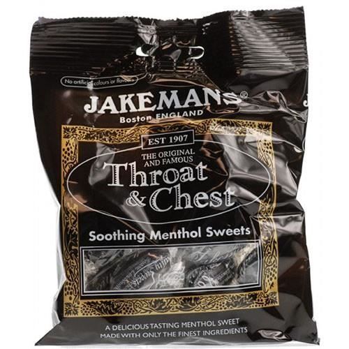 Jakemans la gorge et la poitrine Pastilles 100 g Sac