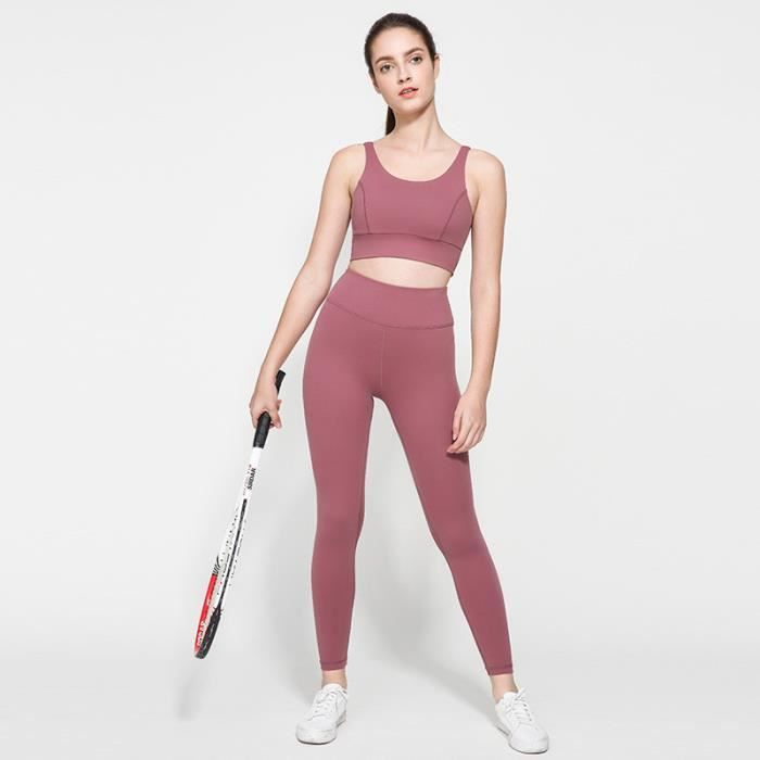 Brassiere De Sport femme - Haut qualité Brassiere De Sport 2 pièces doux - rouge ONE™