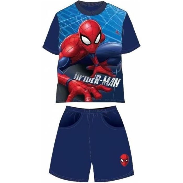 Ensemble T-Shirt + Short Spiderman
