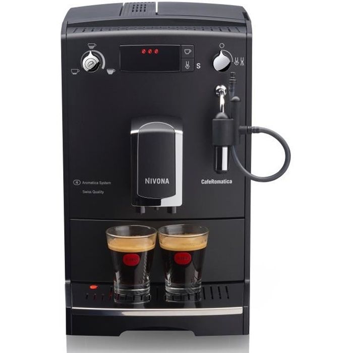 NIVONA NICR520 Machine expresso full automatique avec broyeur Cafe Romatica - Noir