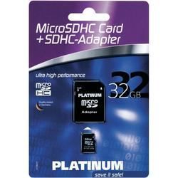 Carte MicroSDHC classe 4 Platinum 32Go + adaptate…