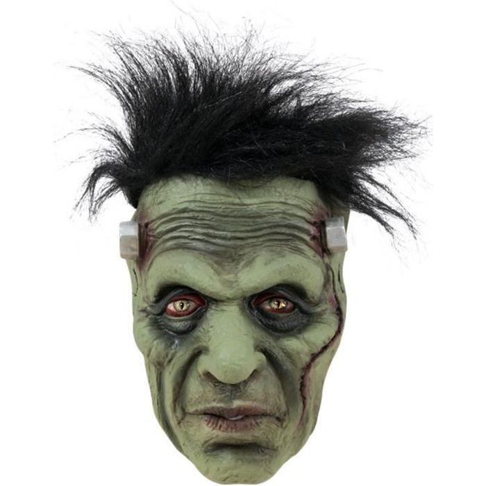 DEGUISEMENT Masque Adulte Latex – Frankenstein avec Cheveux PTIT CLOWN